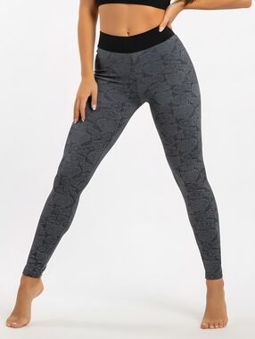 3/$20 Bongo Embossed Floral Leggings Womens Size XL Grey